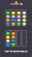 カラーボールソート - パズルゲームの並べ替え スクリーンショット 1