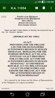 Bangsamoro Organic Law ภาพหน้าจอ 1