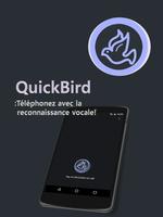 Téléphonez avec la reconnaissance vocale:QuickBird Affiche