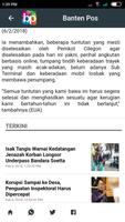 Banten Pos Ekran Görüntüsü 2