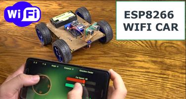 WIFI NODEMCU CAR ESP8266 Affiche