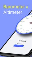 Barometer & Altimeter with GPS Plakat