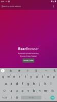 Bear VPN Browser - Simple and Fastest Browser VPN Affiche