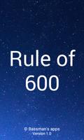 Rule of 600 poster