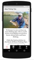 Bass Fishing Tips Plakat