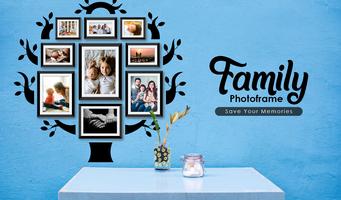 Family Photo Collage, Family Tree Photo Frame poster