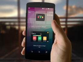 برنامه‌نما Battery Countdown Timer Widget عکس از صفحه