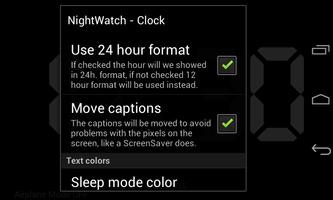 NightWatch - Clock captura de pantalla 3