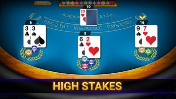Blackjack 21: online casino capture d'écran 1
