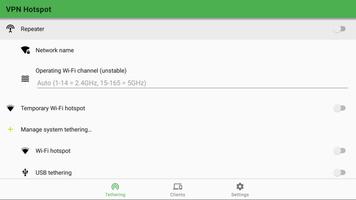 برنامه‌نما VPN Hotspot عکس از صفحه