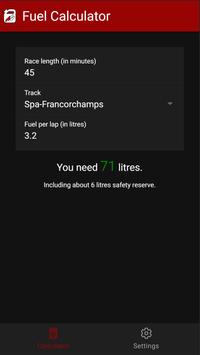 Assetto Corsa Competizione Fuel Calculator 海报