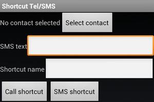 Raccourci Tél/SMS Affiche