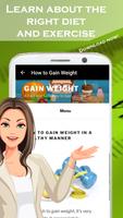 Gain Weight Step by step guide! Diet & Exercise 💪 capture d'écran 2