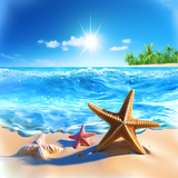 Live Beach HD Wallpaper-icoon