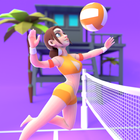 Beach Volleyball Zeichen