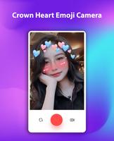 Crown Heart Emoji Camera Screenshot 3
