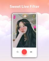 Sweet Live Filter اسکرین شاٹ 1