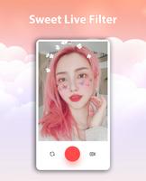 برنامه‌نما Sweet Live Filter عکس از صفحه