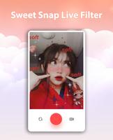 Sweet Snap Live Filter - Snap Cat Face Camera پوسٹر