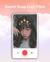 Sweet Snap Live Filter - Snap Cat Face Camera ảnh chụp màn hình 2