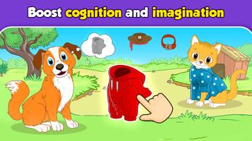 Farm animal games for kids 2-5 captura de pantalla 2