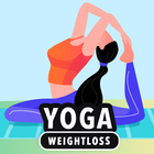 Yoga oefeningen in nederlands-icoon