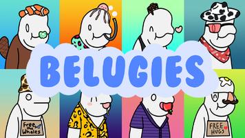 belugies nft stickers Poster