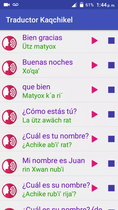 Traductor Kaqchikel Español Viceversa per Android
