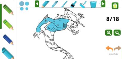 بن 10 Omnitrex تلوين أبطال تصوير الشاشة 2