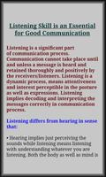 Listening Skills تصوير الشاشة 3