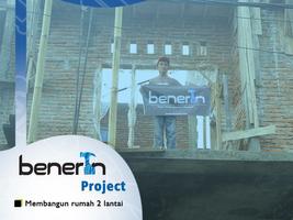 Benerin - layanan renovasi, perbaikan rumah online الملصق