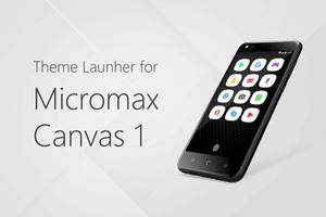 Theme for Micromax Canvas 1 plakat