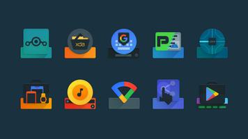 برنامه‌نما Ombre Icon Pack عکس از صفحه