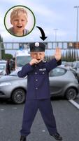 Kids Police Suit Photo Editor captura de pantalla 2