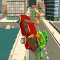 Crazy Car Stunts vs Zombies