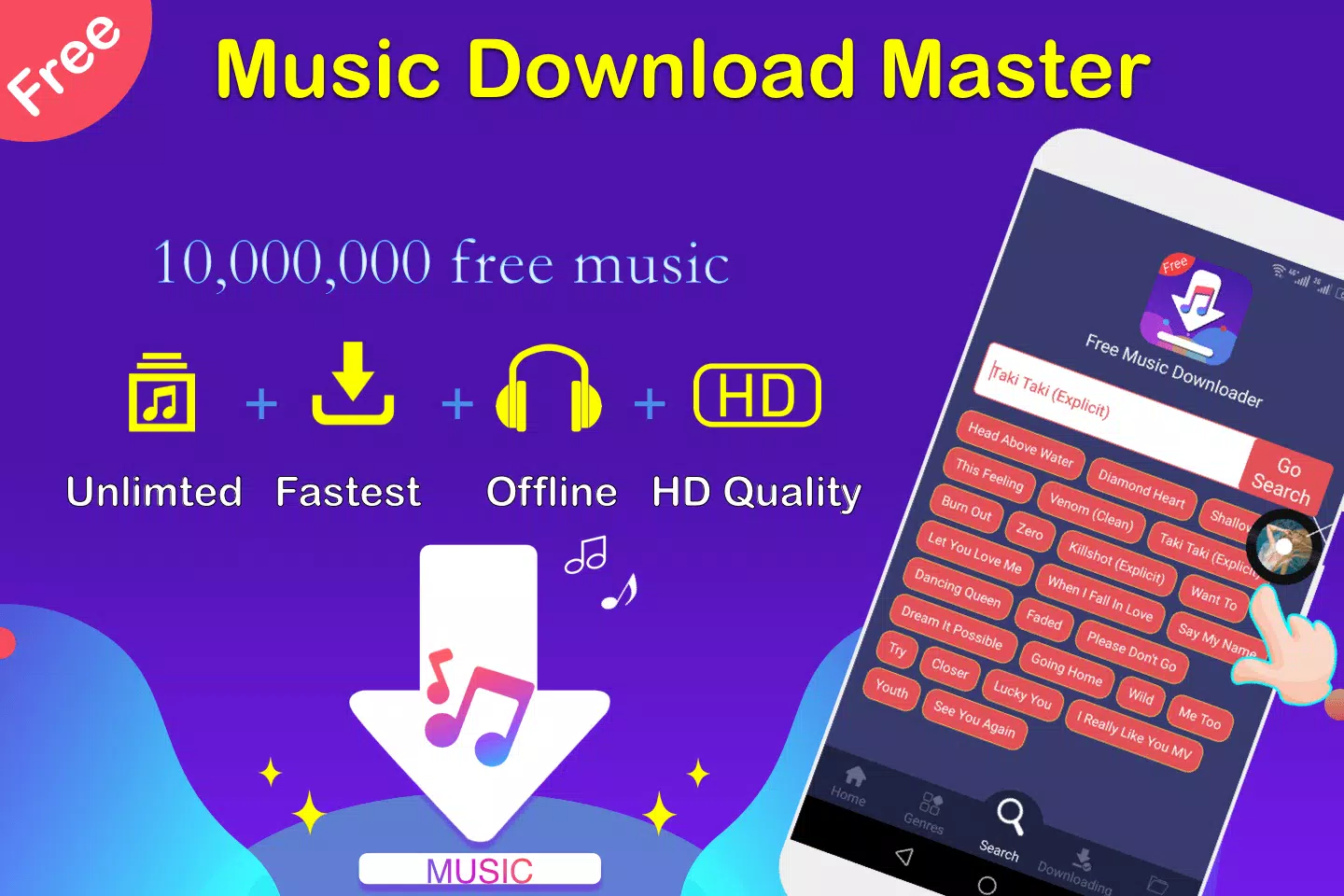 Free Music Downloader + Mp3 Music Download Song APK for Android Download