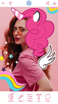 Screenshot 4 for Pony Photo Editor & Stickers