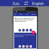 Zulu English Translator capture d'écran 1
