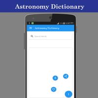 Dictionnaire d'astronomie capture d'écran 1
