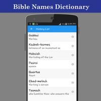 Bible Names Dictionary capture d'écran 3