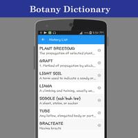Botany Dictionary capture d'écran 3