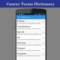 Cancer Terms Dictionary تصوير الشاشة 3