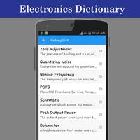Electronics Dictionary capture d'écran 3