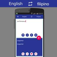 English - Filipino Translator скриншот 1