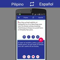 Filipino Spanish Translator capture d'écran 2