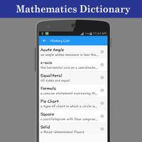 Mathematics Dictionary capture d'écran 3