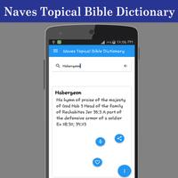 برنامه‌نما Naves Topical Bible Dictionary عکس از صفحه