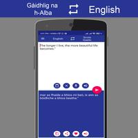 Scots Gaelic English Trans capture d'écran 1