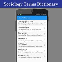 Sociology Terms Dictionary capture d'écran 3
