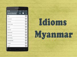 Idioms Myanmar Affiche
